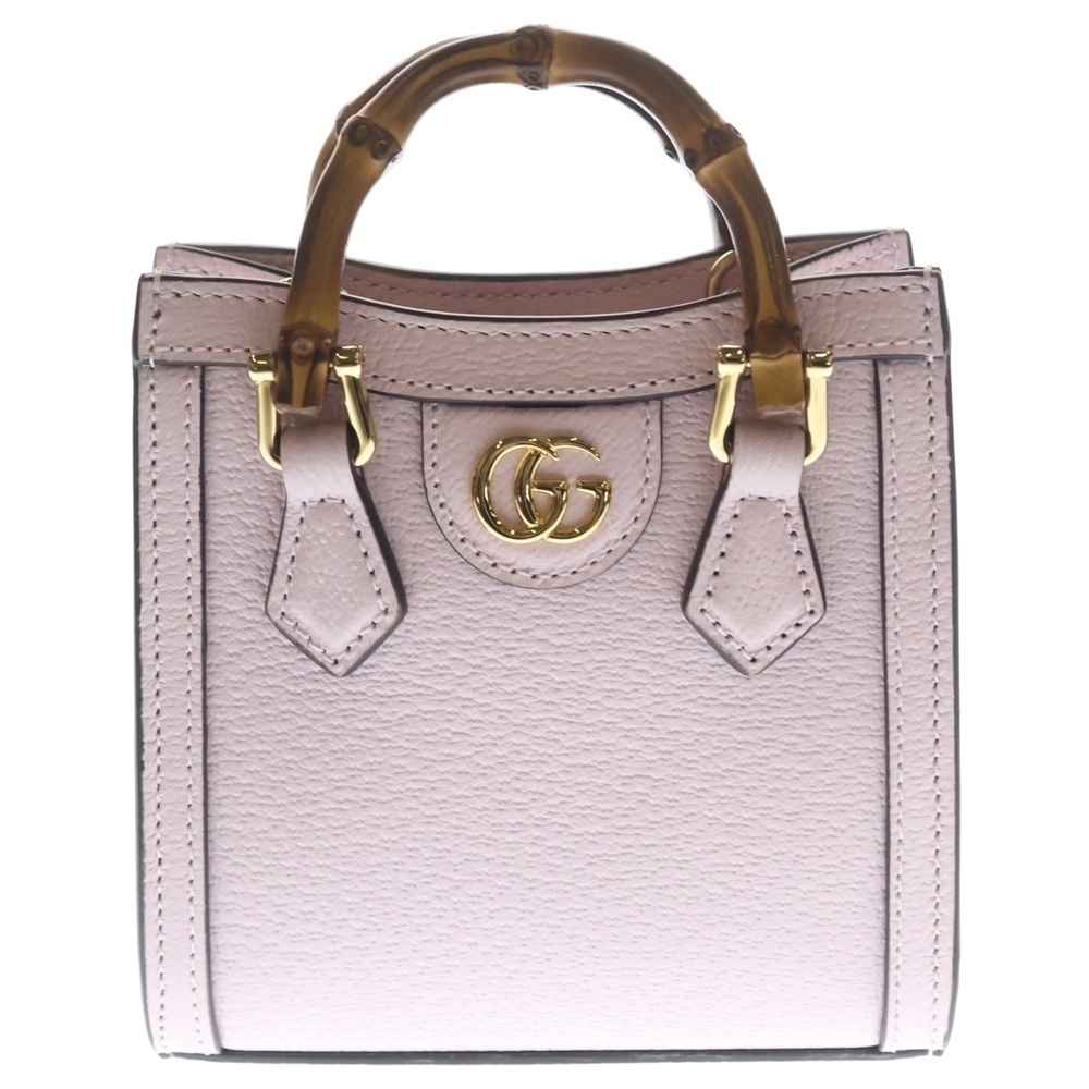 GUCCI Diana Pink Handbag Bag Leather
